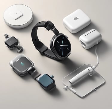 A colorful basket overflowing with fresh, ripe fruits like mangoes, bananas, and strawberries on a rustic wooden table.