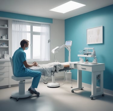 photo of white staircase