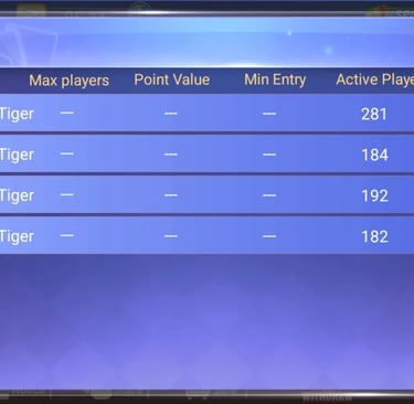 this image show play 3patti room apk game (dragon tiger)