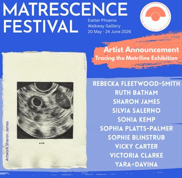 Matrescence festival infographic/Daylight collective infographic
