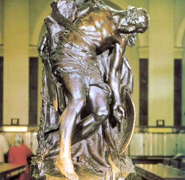 Statue of Cu Chulainn inside the GPO