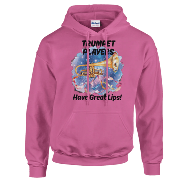 Trumpet players hoodie with graphic