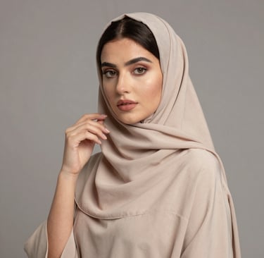 Elegant modest hijab for everyday wear