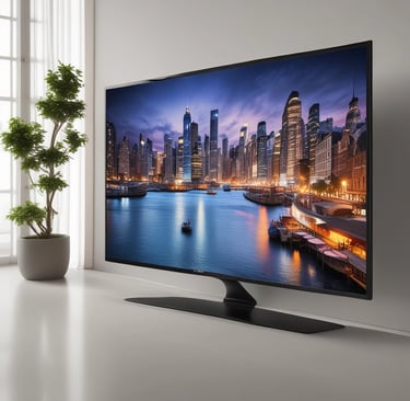 A stylish video frame showing the product in action with dynamic lighting