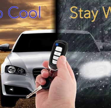 remote starter to pre warm or pre cool your vehicle