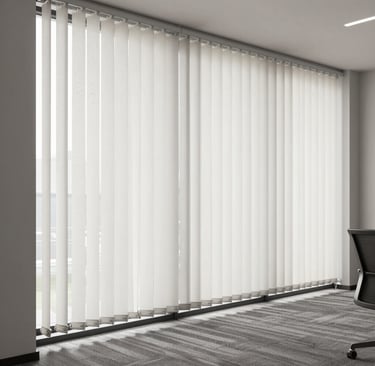 A stylish room featuring blackout roller blinds creating a perfect dark ambiance.