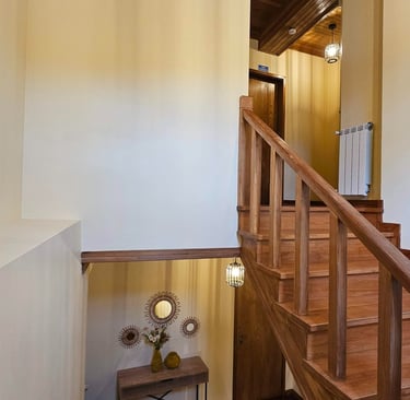 Casa do Mel - Escadas para segundo andar