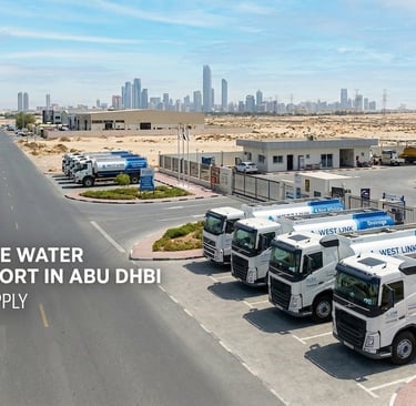 West Link General Transport Abu Dhabi , Musaffah Dubai Sweet water Delivery