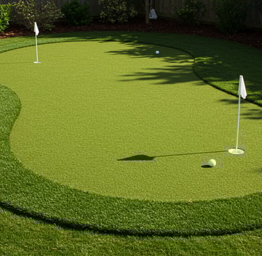 PGA quality Custom backyard putting green installations in Palm Beach, FL.