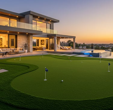 backyard putting green Boca Raton