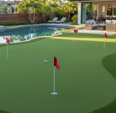 putting green in Hollywood, FLorida