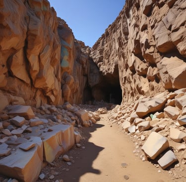 Raw opal stones freshly mined from Australian fields, showcasing natural beauty.