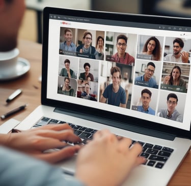 A smiling homeschooling parent helping their child with a GED practice test at a cozy home desk.