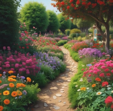 A serene morning scene with sunlight filtering through green leaves, symbolizing fresh beginnings.