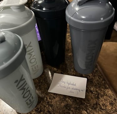 Why I Chose the VELOMIX Shaker Bottles
