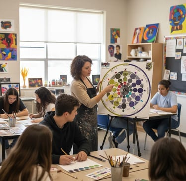 An art teacher explains how Nopia color blind work