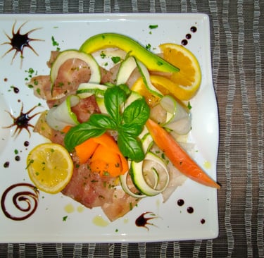 migliore ristorante carpaccio isola di Maio