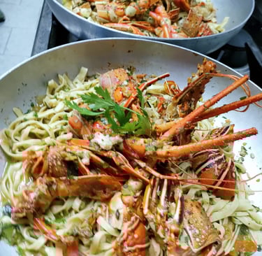 Aragosta ristorante hotel isola di Maio Capo Verde