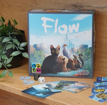 Stalo žaidimo Flow dėžutė