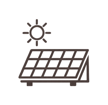 Solar panel and sun