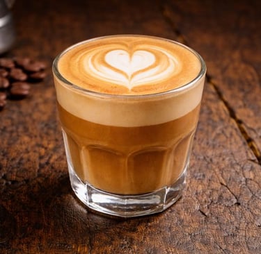 Flat White com microespuma aveludada