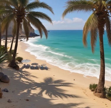 A cozy villa surrounded by vibrant flowers under the bright Cypriot sun.