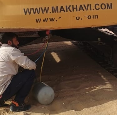 Excavator AC repair in Jubail