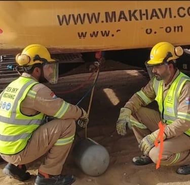 Excavator AC repair in dammam