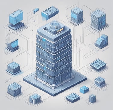 a computer on a desk