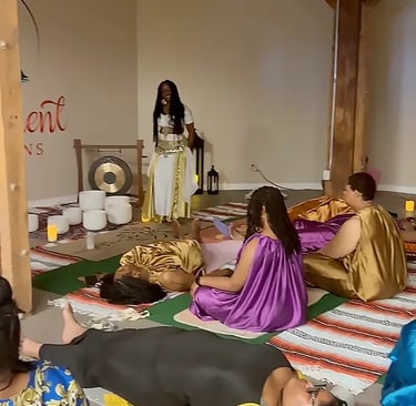 Stretching spa event at Sentiment Sessions