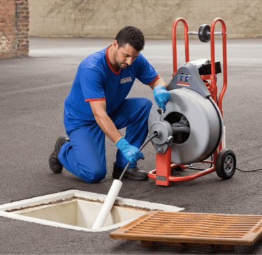 desentupimento de rede de esgoto