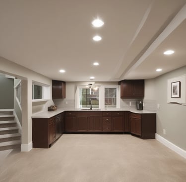 Before and after shots of a Metro Atlanta home’s exterior transformation, highlighting PMAC’s full-service renovation expertise.