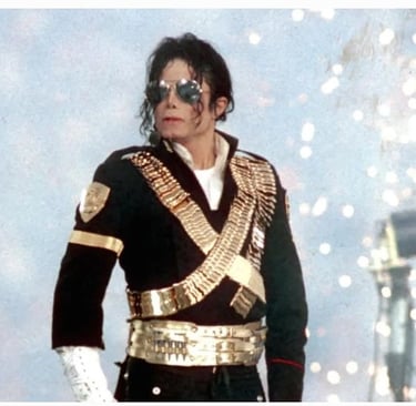 Michael Jackson performs during halftime of a 52-17 Dallas Cowboys win over the Buffalo Bills in Sup