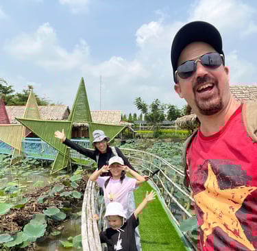 L'expert du Vietnam en vacance en famille
