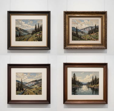 A panoramic view of galerie homa'rt’s main exhibition space filled with diverse artworks and natural light.