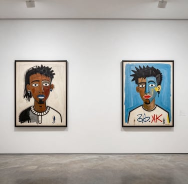 An elegant sculpture displayed on a pedestal with natural light highlighting its curves.