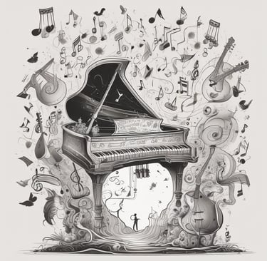 A cozy workspace with a laptop, a steaming cup of coffee, and colorful sticky notes scattered around.