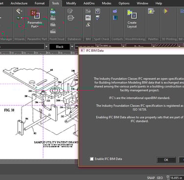 ifc bim data in xcad