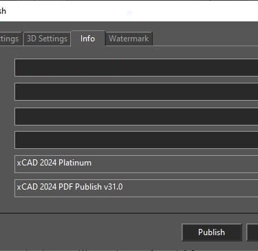 Publish to PDF in xCAD