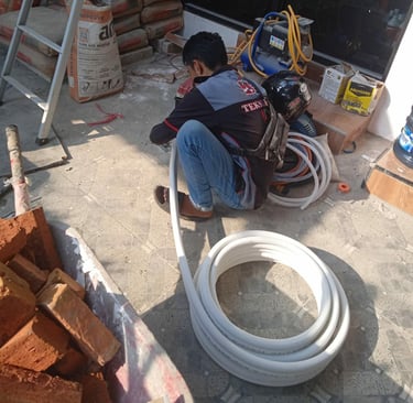 service AC, cuci AC, isi freon, dan pemasangan AC yang telah kami kerjakan di area Bogor