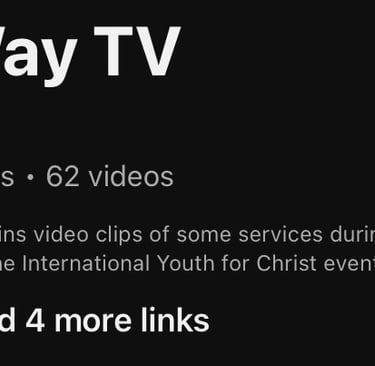 The Way TV YouTube banner