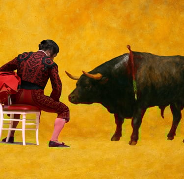 Camiseta Morantista Nîmes 2010 con la imagen del torero sentado frente al toro.