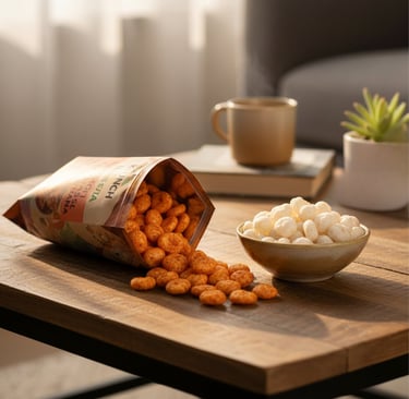 Krunch commitment: FSSAI certified and gluten-free ancient grain snack brand.