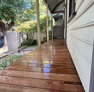 Spotted Gum Front Porch in Crows Nest