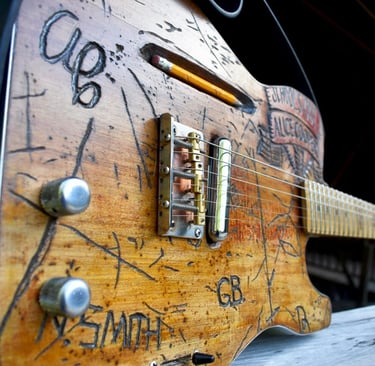 Tumbleweed "School's Out" Custom, American Handcrafted Electric Guitar.  Based on Cooper's album.
