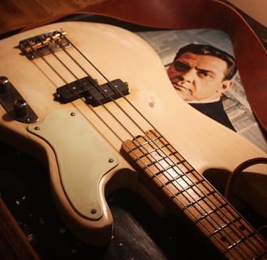 Tumbleweed "Detroit T Bass" Custom, American Handcrafted Electric Bass Guitar.