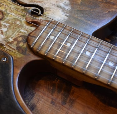 Tumbleweed "Mojo" Custom, American Handcrafted Electric Guitar. Erik Turner of WARRANT's axe