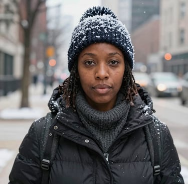 Smiling woman feeling inspired during a coaching session