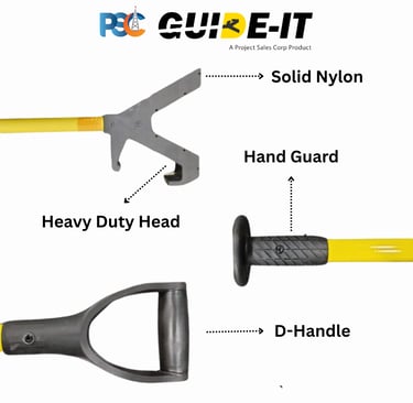 PSC Guide-It Push Pull Tool  Heavy Duty Hands-Free Safety Stick 