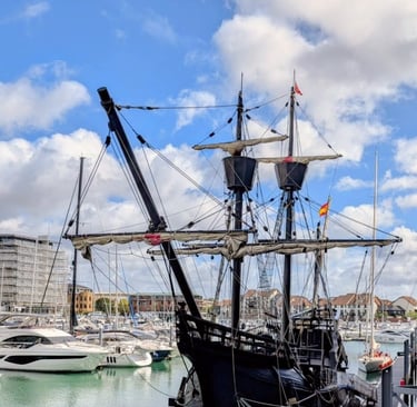 Ocean Village - 'The NAO VICTORIA' visit 2025.